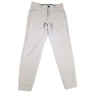 UNRL Concourse Pant Men's Medium (31x33) Light Gray Performance Stretch Golf